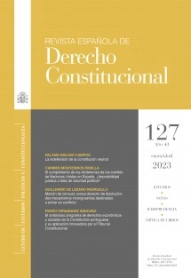 Revista Española de Derecho Constitucional, nº 127, enero/abril 2023