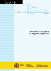 Libro TEXTO LEGAL Nº 1/2023 "IRPF ESTIMACIÓN OBJETIVA IVA RÉGIMEN SIMPLIFICADO", autor Libros del Ministerio de Hacienda