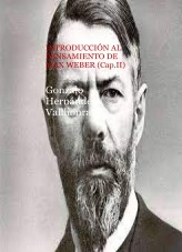 Libro Introducción al pensamiento de Max Weber (Capítulo II), autor Gonzalo Hernández Vallhonrat