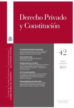 Libro Derecho Privado y Constitución, nº 42, enero-junio, 2023, autor Centro de Estudios Políticos 