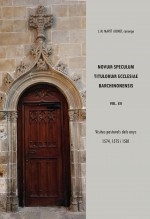 Libro Novum Speculum Titulorum Ecclesiae Barchinonensis. Vol. XII. Visites pastorals dels anys 1574, 1575 i 1581, autor Martí Bonet, José María
