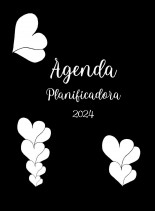 Agenda semanal y mensual, 12 meses 2024