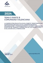Libro Tema 5 PARTE B. La Inspección educativa en el ámbito territorial de la Administración educativa correspondiente. Organización y funcionamiento, autor EDICIONES PIXEL