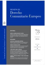 Libro Revista de Derecho Comunitario Europeo, nº 78, mayo-septiembre, 2024, autor Centro de Estudios Políticos y Constitucionales