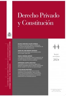 Derecho Privado y Constitución, nº 44, enero-junio, 2024