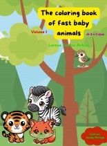 Libro The Coloring Book of Fast Baby Animals, autor Lorena Tercon Arbiza