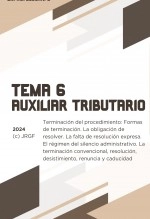 Libro Tema 6: Terminación del procedimiento: Formas de terminación. La obligación de resolver. La falta de resolución expresa. El régimen del silencio administrativo. La terminación convencional, resolución, desistimiento, renuncia y caducidad, autor EDICIONES PIXEL