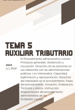 Libro Tema 5: El Procedimiento administrativo común: Principios generales. Abstención y recusación. Derechos de las personas en sus relaciones con las administraciones públicas, autor EDICIONES PIXEL
