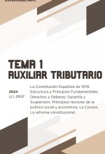 Libro Tema 1. La Constitución Española de 1978. Estructura y Principios Fundamentales, Derechos y Deberes: Garantía y Suspensión. Principios rectores de la política social y económica. La Corona. La reforma constitucional, autor EDICIONES PIXEL