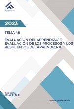Libro Tema 48: Evaluación del Aprendizaje: Evaluación de los Procesos y los Resultados del Aprendizaje, autor EDICIONES PIXEL