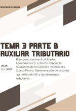 Libro Tema 3: El Impuesto sobre Actividades Económicas (I): El hecho imponible. Supuestos de no sujeción. Exenciones. Sujeto Pasivo. Determinación de la cuota: las tarifas del AE y los elementos tributarios, autor EDICIONES PIXEL