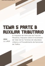 Libro Tema 5. El Impuesto de Vehículos de Tracción Mecánica, Impuesto sobre el Incremento deValor d e los Terrenos de naturaleza Urbana y el Procedimiento de Sanciones de Tráfico, autor EDICIONES PIXEL
