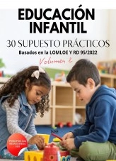 Libro 30 SUPUESTOS PRÁCTICOS RESUELTOS PARA EDUCACIÓN INFANTIL. VOLUMEN 2, autor OPOINFANTIL 