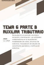 Libro Tema 6. Parte B. Recaudación en periodo voluntario: iniciación y terminación. Las entidadescolaboradoras en la recaudación, modalidades de cobro, anuncios de cobranza, recaudación de deudas de vencimiento periódico y notificación colectiva, autor EDICIONES PIXEL