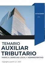 Libro TEMARIO AUXILIAR TRIBUTARIO. PARTE A. DERECHO LOCAL Y ADMINISTRATIVO, autor EDICIONES PIXEL