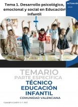 Libro Tema 1. Desarrollo psicológico, emocional y social en Educación Infantil, autor EDICIONES PIXEL