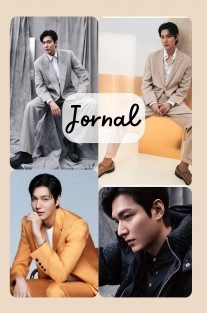 Jornal Lee min ho Diary notebook