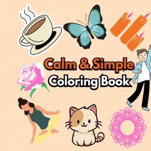 Calm & Simple Coloring Book