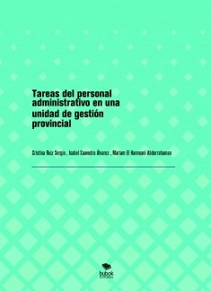 Tareas del personal administrativo en una unidad de gestión provincial