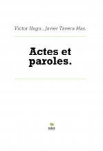 Libro Actes et paroles., autor Javier Tavera Mas