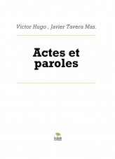 Libro Actes et paroles, autor Javier Tavera Mas