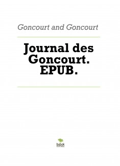 Journal des Goncourt. EPUB.