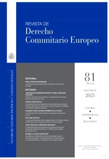 Revista de Derecho Comunitario Europeo, nº 81, mayo-agosto 2025