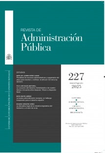 Revista de Administración Pública, nº 227, mayo-agosto 2025