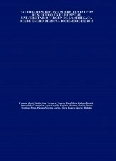 Libro ESTUDIO DESCRIPTIVO SOBRE TENTATIVAS DE SUICIDIO EN EL HOSPITAL UNIVERSITARIO VIRGEN DE LA ARRIXACA DESDE ENERO DE 2017 A DICIEMBRE DE 2018, autor marinnicolascarmen
