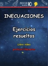 Libro INECUACIONES Ejercicios resueltos, autor Sergio profesor10demates