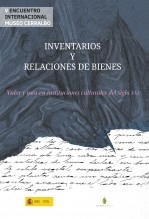 Libro Inventarios y relaciones de bienes, autor Ministerio de Cultura