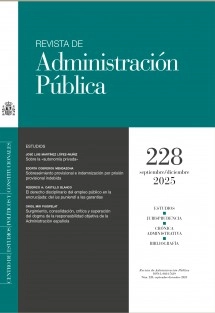 Revista de Administración Pública, nº 228, septiembre-diciembre, 2025