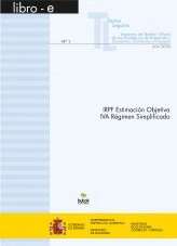 Libro TEXTO LEGAL Nº 1/2026 "IRPF ESTIMACIÓN OBJETIVA. IVA RÉGIMEN SIMPLIFICADO", autor Libros del Ministerio de Hacienda