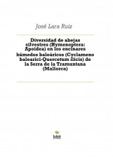 Libro Diversidad de abejas silvestres (Hymenoptera: Apoidea) en los encinares húmedos baleáricos (Cyclameno balearici-Quercetum ilicis) de la Serra de la Tramuntana (Mallorca), autor ateril