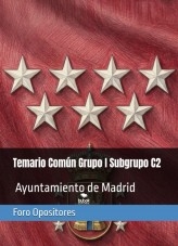 Libro Resumen Temario Común Grupo I, Subgrupo C2, autor Foro Opositores
