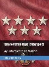 Libro Resumen Temario Común Grupo I, Subgrupo C2, autor Foro Opositores