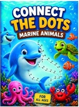 Libro Connect the marine animal dots, autor jefferson mejia