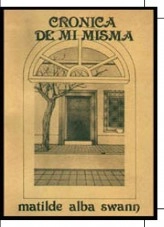 Libro Crónica de mi misma, autor ricardo gustavo creimer