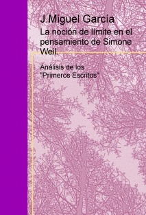 La noción de límite en el pensamiento de Simone Weil. Primeros escritos