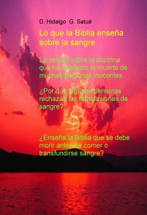 lo que la Biblia enseña sobre la sangre