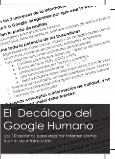 El Decálogo del Google Humano para particulares